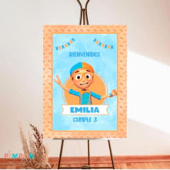 Kit imprimible textos editables - Blippi Wonders