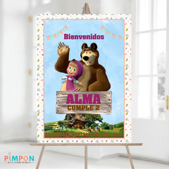 Kit imprimible personalizado - Masha y el Oso mod. 02 - buy online
