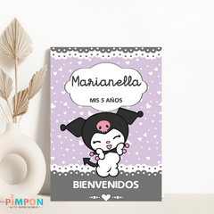 Kit imprimible textos editables - kuromi - comprar online