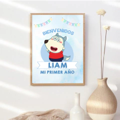 Kit imprimible personalizado - Wolfoo