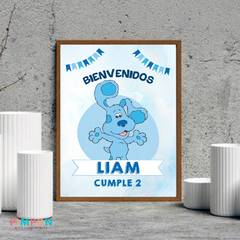 Kit imprimible personalizado - las pistas de blue