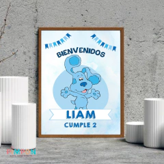 Kit imprimible personalizado - las pistas de blue
