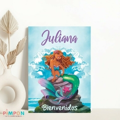 Kit imprimible textos editables - La sirenita 2023