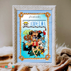 Kit imprimible personalizado - One Piece - comprar online