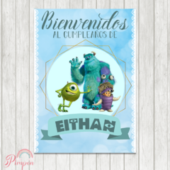 Kit imprimible personalizado - Monster INC