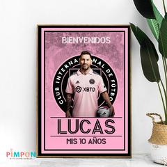 Kit imprimible textos editables - Lionel Messi - Inter Miami - buy online