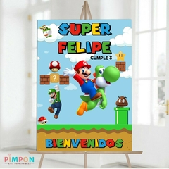 Kit imprimible textos editables - Super mario Bros - comprar online