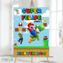 Kit imprimible textos editables - Super mario Bros - comprar online