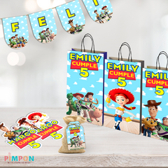 Kit imprimible textos editables - Toy Story - pimpon