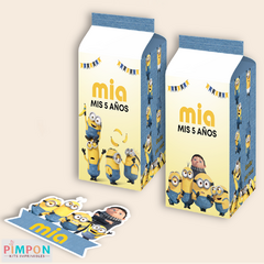 Kit imprimible textos editables - Minions, nace un villano en internet