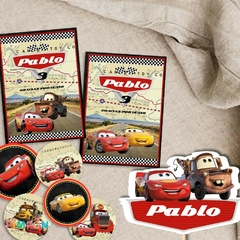 Kit imprimible personalizado - Cars - pimpon