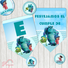 Kit imprimible personalizado - Monster INC - online store