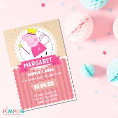 Kit imprimible textos editables - Peppa Pig en internet