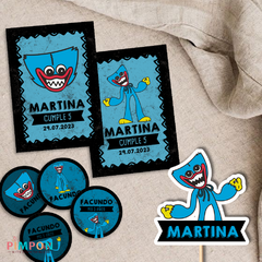 Kit imprimible textos editables - Poppy Playtime - Hyggy Wuggy - online store
