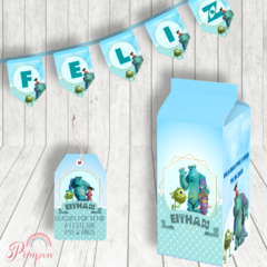 Kit imprimible textos editables - Monster INC - buy online