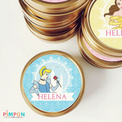 Kit imprimible textos editables - Princesas Disney - pimpon