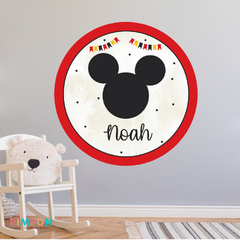 banner imprimible 1,20 mts . mickey mouse