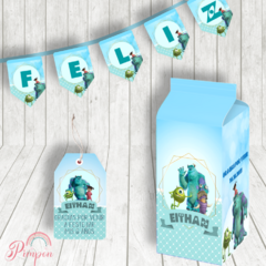Image of Kit imprimible personalizado - Monster INC