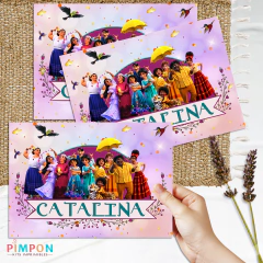 Kit imprimible personalizado - ENCANTO - Luisa madrigal - pimpon