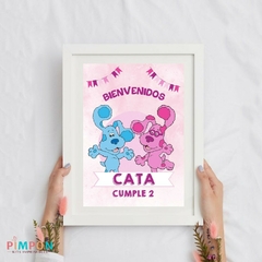 Kit imprimible personalizado - las pistas de blue - Magenta - comprar online