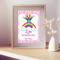 Kit imprimible personalizado - Cocomelon (rosa) - comprar online