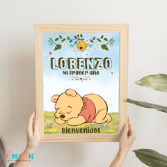 Kit imprimible textos editables - Winnie pooh beb on internet