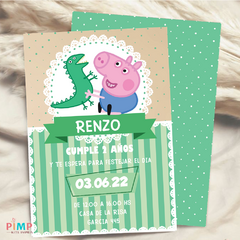 Kit imprimible personalizado - George Pig (Peppa Pig) - buy online