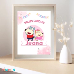 Kit imprimible personalizado - Wolfoo y Lucy - comprar online