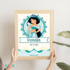 Kit imprimible textos editables - Princesa Jazmin - comprar online