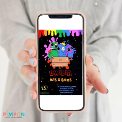 Kit imprimible textos editables - Rainbow Friends en internet