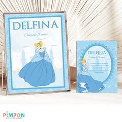 Kit imprimible textos editables - Cenicienta - comprar online