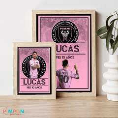Kit imprimible textos editables - Lionel Messi - Inter Miami on internet