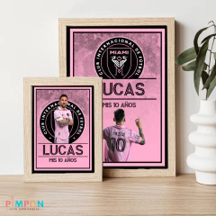 Kit imprimible textos editables - Lionel Messi - Inter Miami en internet