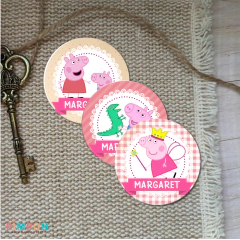 Kit imprimible textos editables - Peppa Pig - comprar online