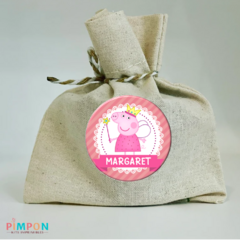 Kit imprimible textos editables - Peppa Pig - pimpon