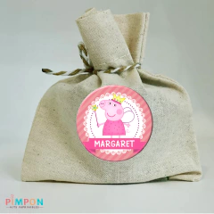 Kit imprimible textos editables - Peppa Pig - pimpon