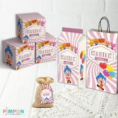 Kit imprimible personalizado - Plim plim (rosa) en internet