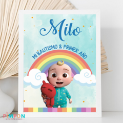 Kit imprimible textos editables - Cocomelon