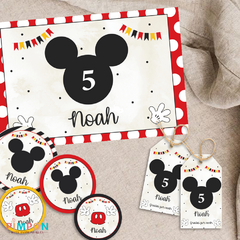 Kit imprimible personalizado - mickey mouse en internet