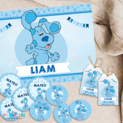 Kit imprimible personalizado - las pistas de blue on internet