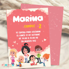invitacion / invitation / convite DIGITAL - cleo y cuquin