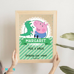 Kit imprimible textos editables - George Pig (Peppa Pig) en internet