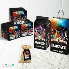 Kit imprimible textos editables - Power Ranger - Ninja Steel en internet