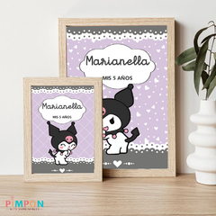 Kit imprimible personalizado - kuromi on internet