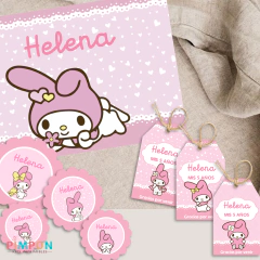 Kit imprimible personalizado - My Melody