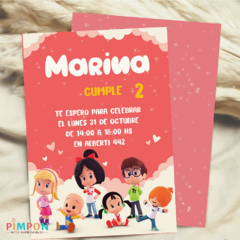 Kit imprimible personalizado - Cleo y Cuquin (rosa) on internet