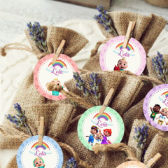 Kit imprimible personalizado - Cocomelon (rosa) - pimpon