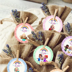 Kit imprimible personalizado - Cocomelon (rosa) - pimpon