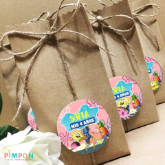 Kit imprimible textos editables - Bob esponja (rosa) - online store