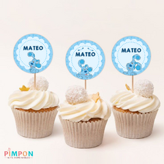 Kit imprimible personalizado - las pistas de blue - pimpon